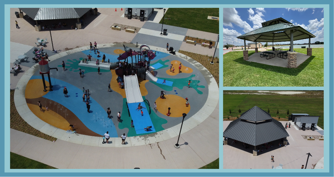 Amenities at Melissa Lake Splash Pad