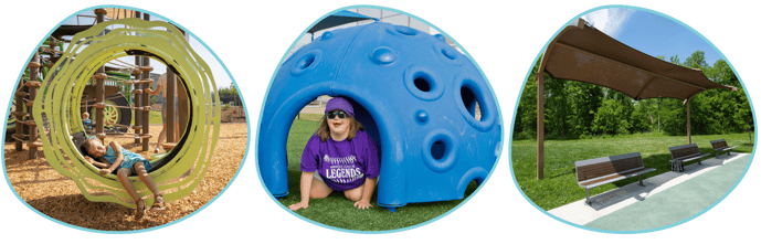 Rest Stations and Quiet Spaces is a Must Have Inclusive Playground Element