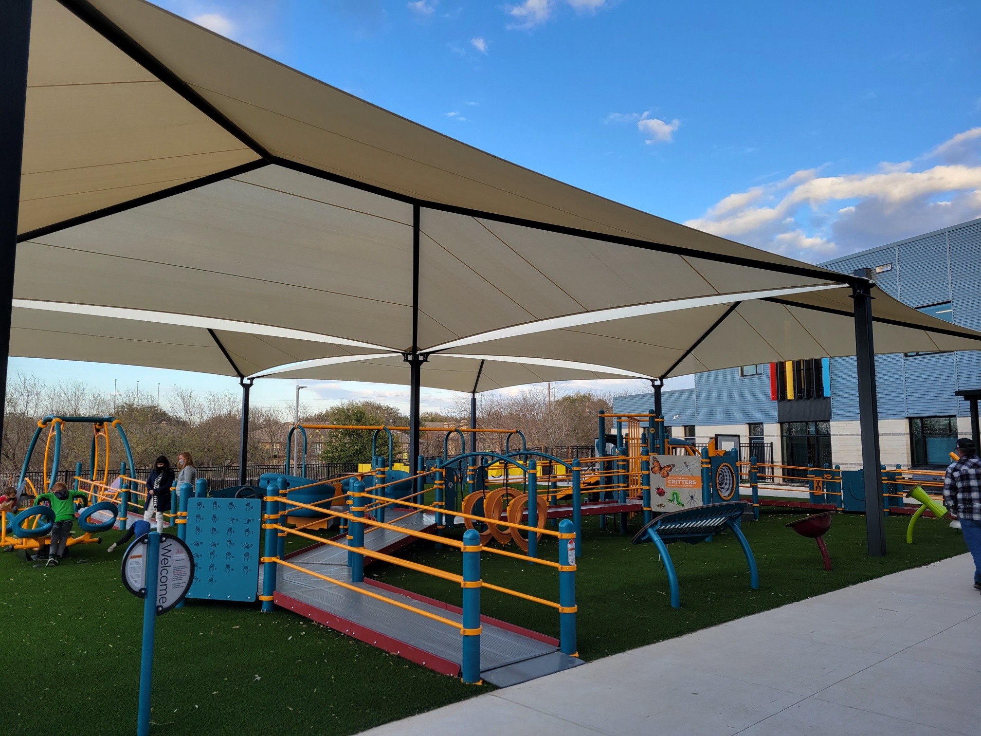 Rosedale School's inclusive playground fosters accessibility and joy for students with special needs, promoting inclusivity within the community.