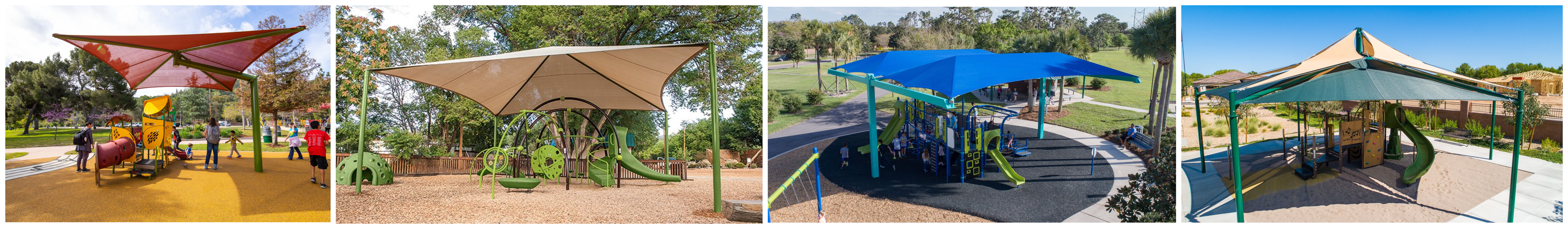 Elegant fabric shade sail installation providing weather protection and aesthetic appeal to commercial outdoor space.